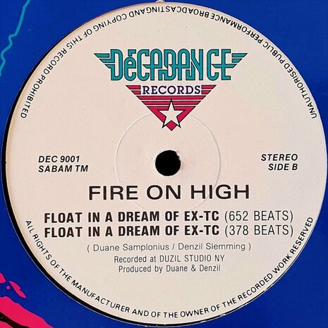 Fire On High - Float In A Dream Of Ex-Tc (1991)