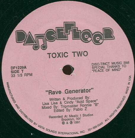 Toxic Two - Rave Generator / Acid Flash (1991)