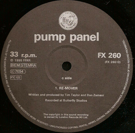 The Pump Panel - Confusion / Re-Mover (1995)