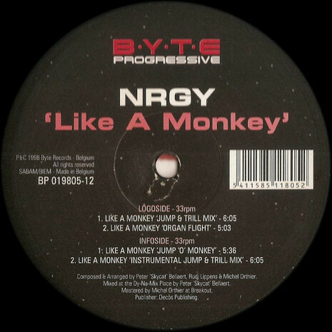 NRGY - Like A Monkey (1998)