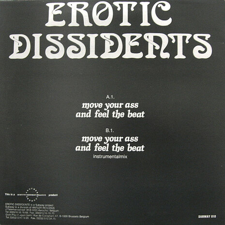 Erotic Dissidents - Move Your Ass And Feel The Beat (1988)