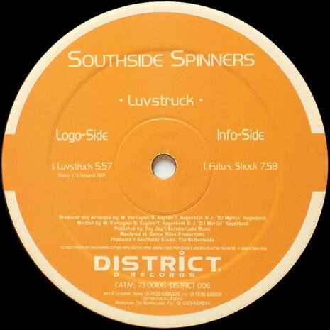 Southside Spinners - Luvstruck (1998)