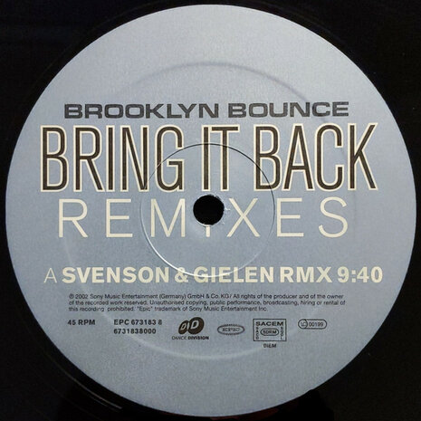 Brooklyn Bounce - Bring It Back (Remixes) (2002)