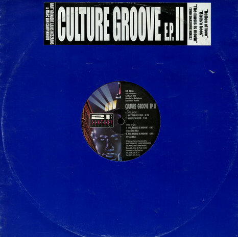 Bart Grinaert, Lajos Mesaros &amp; Marc Van Campenhout / Culture Groove - Culture Groove E.P. II (1995)