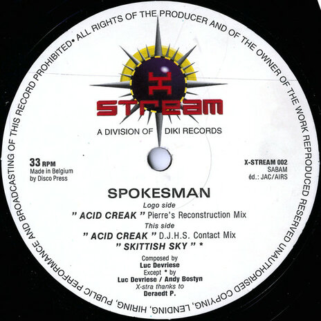 Spokesman - Acid Creak (1994)