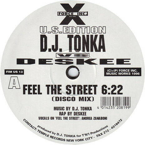 DJ Tonka Vs Deskee - Feel The Street (1996)