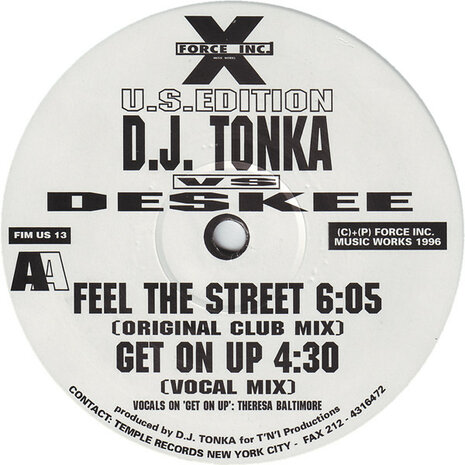 DJ Tonka Vs Deskee - Feel The Street (1996)