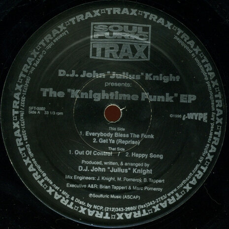 John &quot;Julius&quot; Knight - The &quot;Knightime Funk&quot; EP (1996)