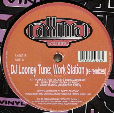 DJ Looney Tune - Work Station (Re-remixes) (1998)