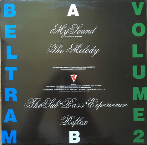 Joey Beltram - Beltram Volume 2 (1991)