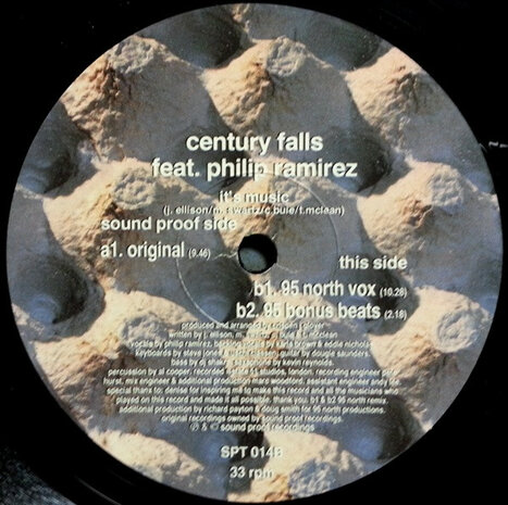 Century Falls Feat. Phillip Ramirez - It&#039;s Music (1996) (2 x 12&#039;&#039;)