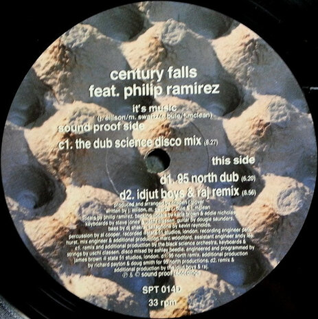 Century Falls Feat. Phillip Ramirez - It&#039;s Music (1996) (2 x 12&#039;&#039;)