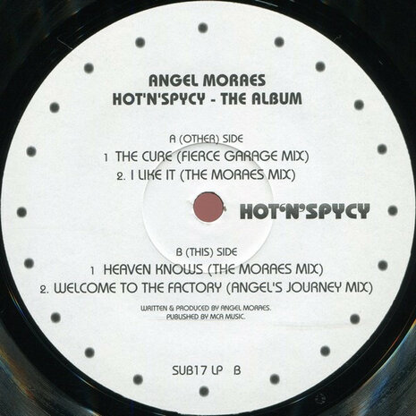 Angel Moraes - Hot &#039;N&#039; Spycy (The Album) (1996) (2 x 12&#039;&#039;)