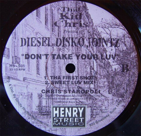 That Kid Chris Presents Diesel Disko Jointz - I Believe / Don&#039;t Take Your Love (1996)