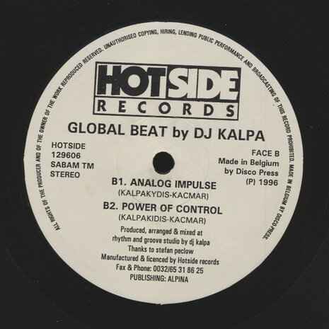 DJ Kalpa - Global Beat (1996)