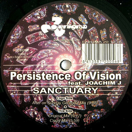 Persistence Of Vision Feat. Joachim J - Sanctuary (2001)