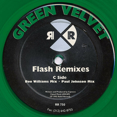 Green Velvet - Flash (Remixes) (1995) (2 x 12&#039;&#039;)