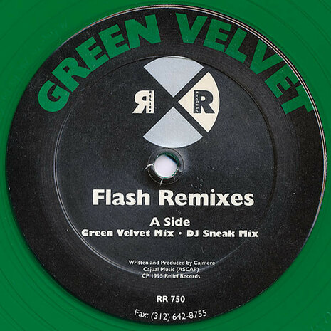 Green Velvet - Flash (Remixes) (1995) (2 x 12&#039;&#039;)