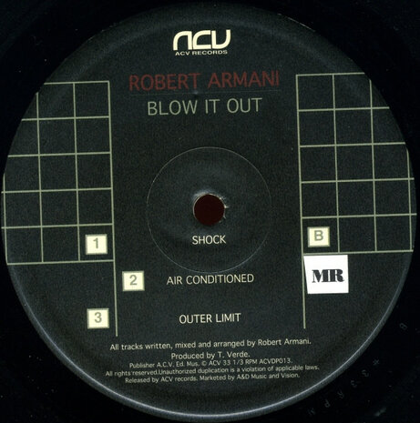 Robert Armani - Blow It Out (1995) (2 x 12&#039;&#039;)