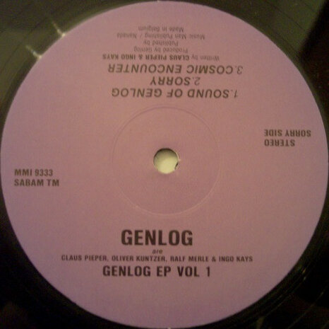 Genlog - Genlog EP Vol 1 (1992)