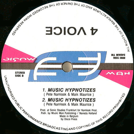 4Voice - Catching The Scent Of Mystery / Music Hypnotizes (1993)