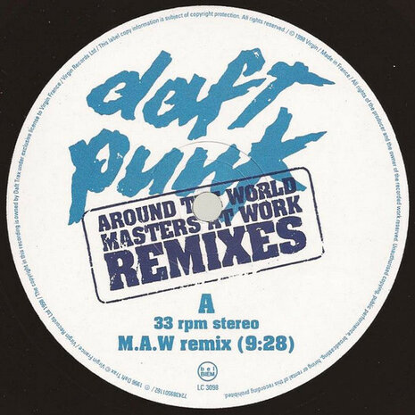 Daft Punk - Around The World (Ricanstructed By Masters At Work) (1998) (2 x 12&#039;&#039;)