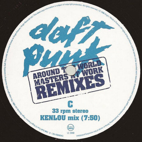 Daft Punk - Around The World (Ricanstructed By Masters At Work) (1998) (2 x 12&#039;&#039;)