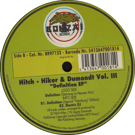 Hitch Hiker &amp; Jacques Dumondt - Definition EP (1997)