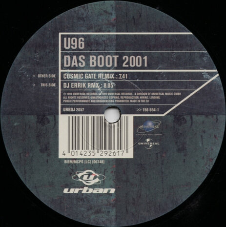 U96 - Das Boot 2001 (1999) (2 x 12&#039;&#039;)