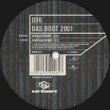 U96 - Das Boot 2001 (1999) (2 x 12&#039;&#039;)