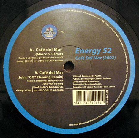 Energy 52 - Caf&eacute; Del Mar 2002 (2002)