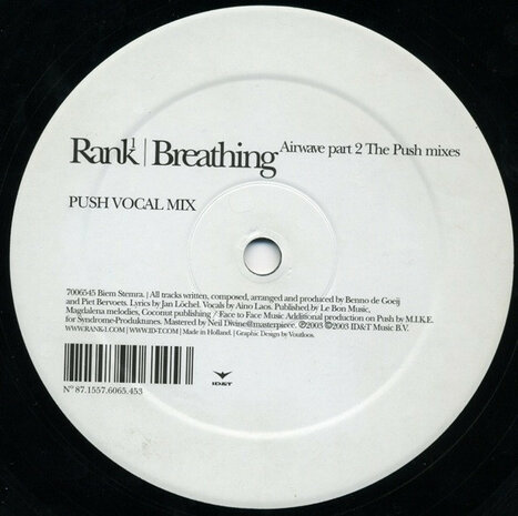 Rank 1 - Breathing Airwave Part 2 The Push Mixes (2003)