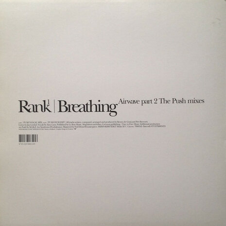 Rank 1 - Breathing Airwave Part 2 The Push Mixes (2003)