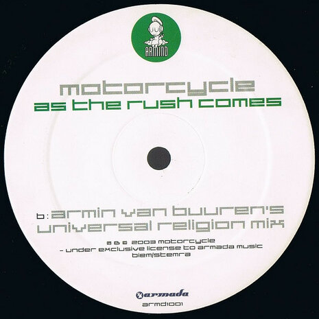 Motorcycle - As The Rush Comes (Remixes By Gabriel &amp; Dresden And Armin Van Buuren) (2003)