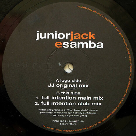 Junior Jack - E Samba (2003)