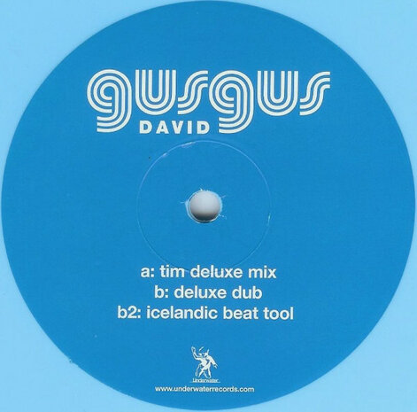 GusGus - David (Tim Deluxe Remix And Dub Versions) (2004)