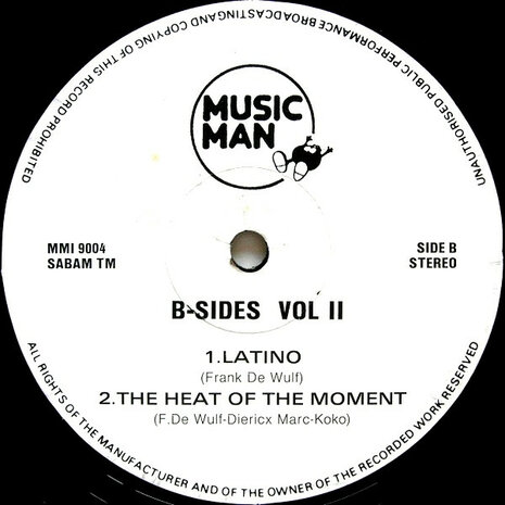 Frank De Wulf - The B-Sides Volume Two (1990)