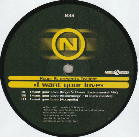 Roger Sanchez Presents Twilight  - I Want Your Love (1998)