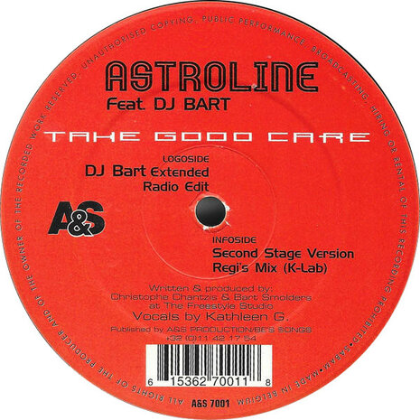 Astroline Feat. DJ Bart - Take Good Care (1997)