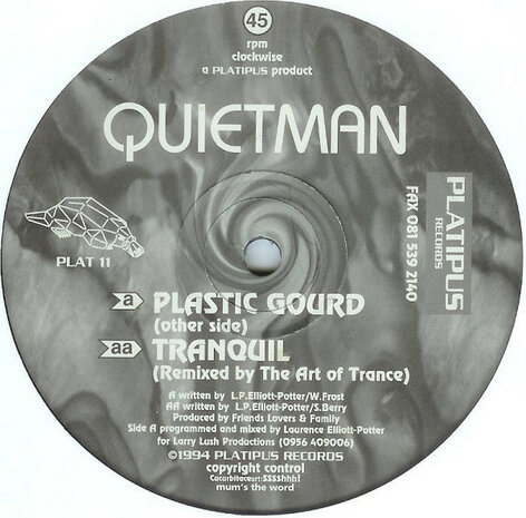 Quietman - Plastic Gourd / Tranquil (1994)