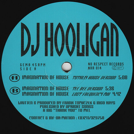 DJ Hooligan - Imagination Of House (1993)