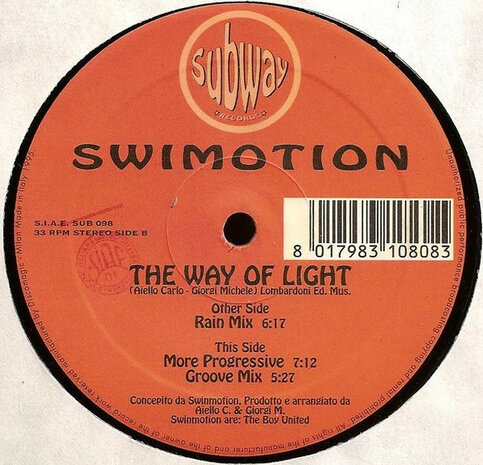 Swimotion - The Way Of Light (1995)