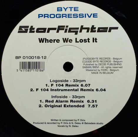 Starfighter - Where We Lost It (2000)