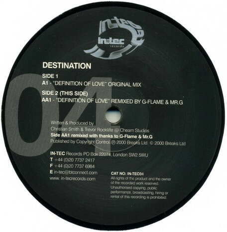 Destination - Definition Of Love (2000)