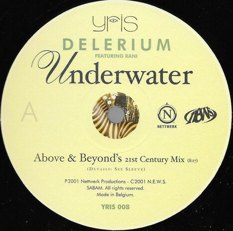 Delerium Featuring Rani - Underwater (Remixes By Above &amp; Beyond - Hydrogen Rockers) (2001)