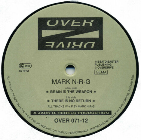 Mark N-R-G - Brain Is The Weapon (1995)