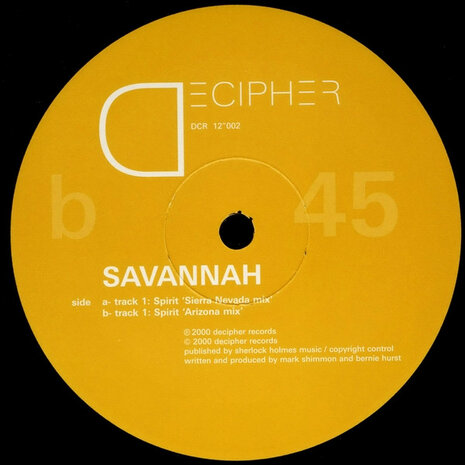 Savannah - Spirit (2000)