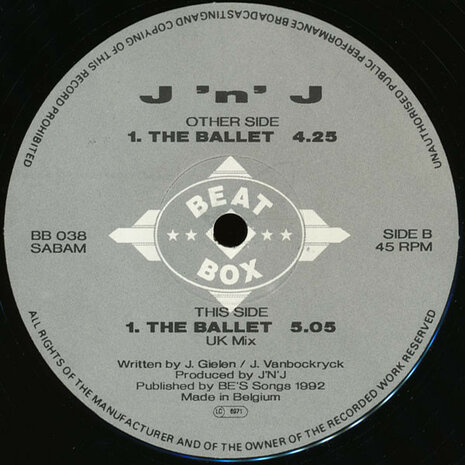 J&#039;N&#039;J - The Ballet (1992)