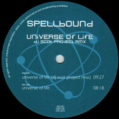 Spellbound - Universe Of Life (DJ Scot Project Rmx) (1998)