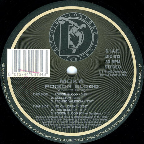 Moka DJ - Poison Blood (1992)